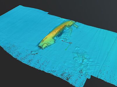 Multibeam Bathymetry acquired using a NORBIT IWMBS MBES